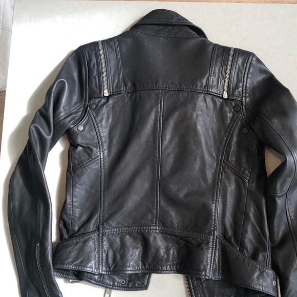 ALL SAINTS Range biker jacket - Picture 4 of 6